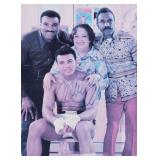 Signed Muhammed Ali Photo with His Family