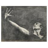 Charcoal Drawing of Dancer