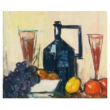 Mid Century O/C Still Life, Signed
