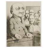 CHARLES BRAGG, Etching, Cross Examination
