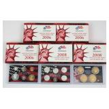 (5) U.S. Mint Silver Proof Sets 2006 & 2008
