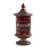 Vintage Biagioli Gubbio Italian Majolica Jar