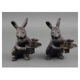 Rabbit Candle Holders