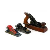 (3) Vintage Stanley Woodworking Hand Planes