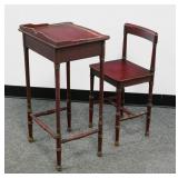 Antique Gossip Table & Chair