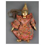 Burmese Traditional Marionette Puppet 13-1/2"