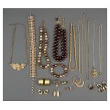 Vintage Gold-Tone Costume Jewelry Assortment