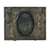 Antique Columbia & Joan of Arc Patriotic Frame