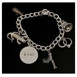 Sterling Silver Charm Bracelet