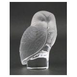 Lalique Chouette Owl Paperweight