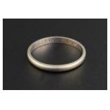 Vintage 14K Gold Orange Blossoms Wedding Band