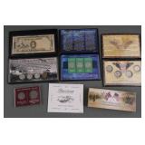 (6) US Coin, Currency & Civil War Collector Sets