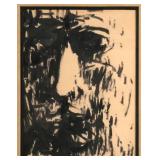 William Pachner, Ink On Paper, Portrait