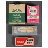 (4) Vintage Household/Medical Boxes