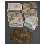 Vintage World Coins & Foreign Currency Collection