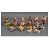 (12) Nativity Scene Figurines & Animals