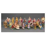 (23) Vintage Nativity Scene Figurines