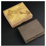 Vintage Gruen Leather Watch Travel Wallet & Box
