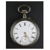 Antique .800 Silver William Tell Pocket Watch