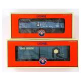 (2) Lionel Rock Island O Gauge Train Cars