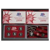 (2) US Mint Silver Proof Sets 1999