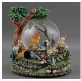 Bambi Little April Shower Musical Snowglobe