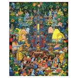 Ni Ketut Pitri Balinese Temple Festival Painting