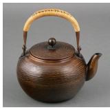 Japanese Hammered Copper Tetsubin Tea Kettle