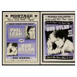 (4) Vintage Bob Dylan Concert Posters