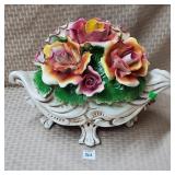 1989 Italian Capodimonte Porcelain Floral Boquet