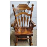 Large Wooden Rocking Chair