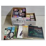 Lot of CDs, Cassette Tapes, 33s Vinyl Records