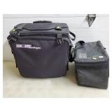 Lot of Assorted Crafting Supplies in Black Vinyl