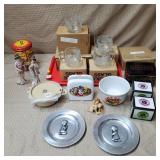 Nestle Globe Mugs, 2004 Kellogs K Bowl, Tins,