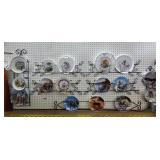 Large Lot of Collectors Plates w/ Display Racks