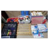 Lot of Laminator, Plastic Crochet Needles,