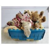 Lot of Boyd Bears, Assorted Plushie Bears w/ Tote