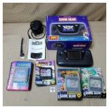 Sega Game Gear w/ (4) Games as is