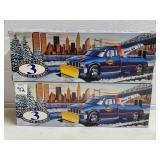 Lot of (2) 1996 Sunoco Tow Trucks w/ Plows w/