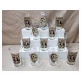 Set of 12 Vtg Coco-Cola 16 oz. "Archives" Glasses