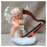 Annalee Thurndike Angel w/ Harp Doll