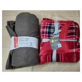 Sunbeam Fleece Heated Throw Blanket,