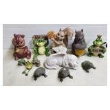 Lot of Animal Yard Decorations