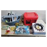 B-25 Liberator Model, Large Basket, Red Sunoco