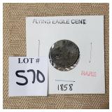 1858 Flying Eagle Cent