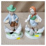 Pair of Gerold Porzellan Bavarian Figures