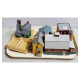 Lot of Vtg HO Scale Buildings, Tyco Pola