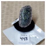 Kambaba Jasper Ring Size 8