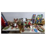 Box Lots of Xmas Decorations, Thanksgiving Decor