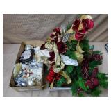 Angel & Cherub Centerpeice Display, Glass Xmas